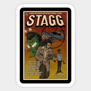 Stagg the comic Sticker